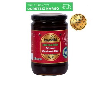 Kayadibi Organik Süzme Kestane Balı 850gr