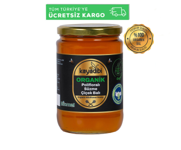 Kayadibi Organik Polifloralı Süzme Çiçek Balı 850gr